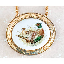 Load image into Gallery viewer, Avon 1982 Birds of Nature Porcelain Necklace - Rich Splendor of Fall Pheasant
