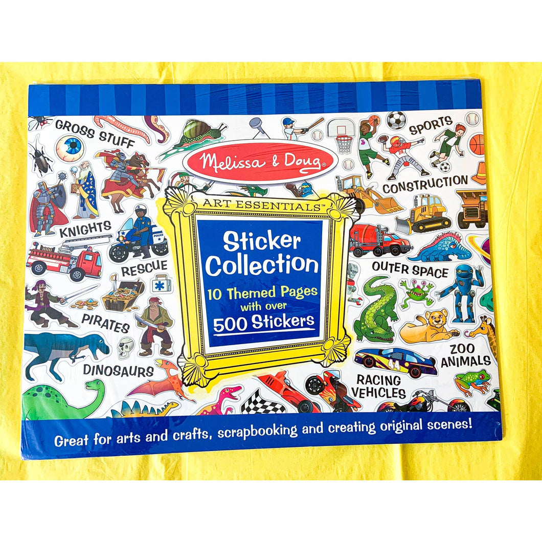 Melissa & Doug Art Essentials Sticker Collection - Over 500 stickers! New