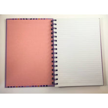 Load image into Gallery viewer, Purple Rainbow Spiral Journal - Free Pen!

