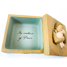 Load image into Gallery viewer, Willow Tree Susan Lordi Trinket Box - Peace on Earth - Girl with Lamb