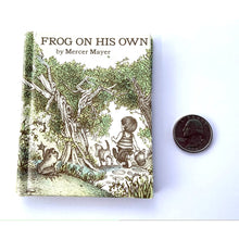 Load image into Gallery viewer, Frog On His Own by Mercer Mayer - Miniature Book With No Words - 1973
