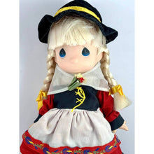 Load image into Gallery viewer, Precious Moments Children of the World Doll, Gretchen, German, Issued Dec 1990, 9 inches Tall, With Tag
