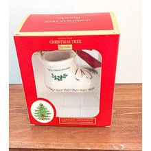 Load image into Gallery viewer, Spode Christmas Tree Ceramic Ornament - Baby’s First Christmas Bootie - NIB
