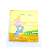 Sunbeam Library - All Because of You - 1970s Tiny Gift Book for Lover or Friend