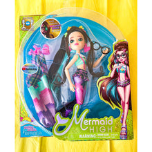 Load image into Gallery viewer, Mermaid High Doll - Spring Break Raynea - Color Changing Hair Streak - NIB
