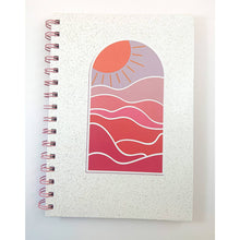 Load image into Gallery viewer, Hardbound  Lined Journal with Sun/Beach Motif Cover
