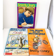 Lot of 3 Classic Beverly Cleary Children's Chapter Books - Very Good Condition